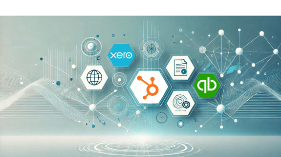 Hubspot integration with account software like xero and quickbooks