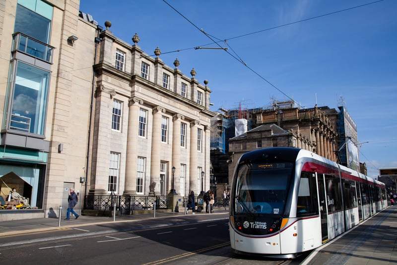 Edinburgh Trams St Andrew Square