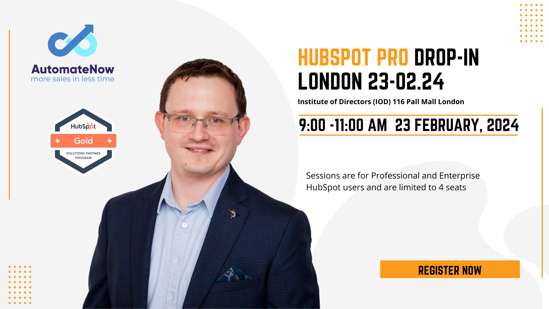 HubSpot Pro Drop-in Session London 23.02.24