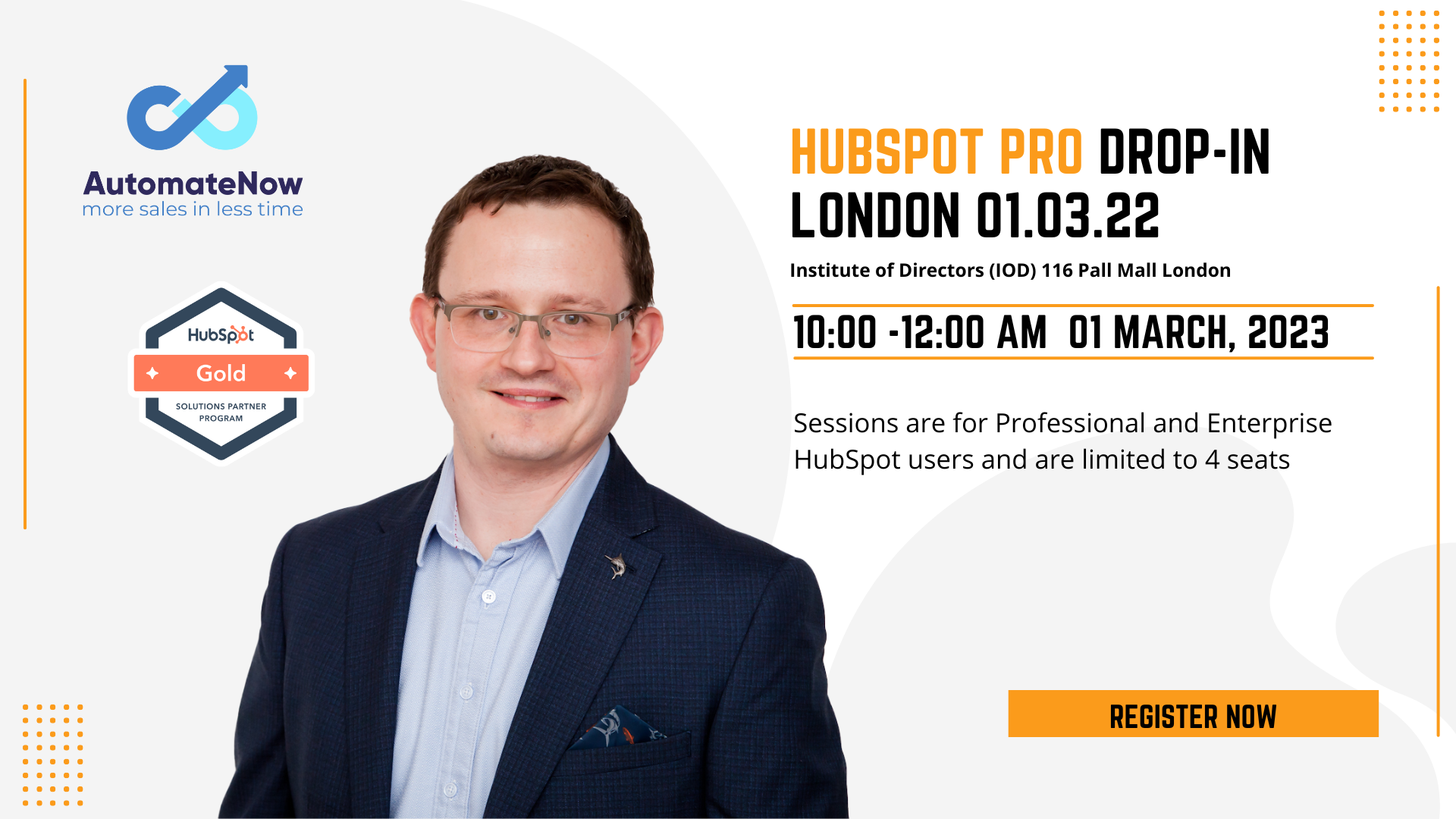HubSpot Pro Drop-in Session London 01.03.23