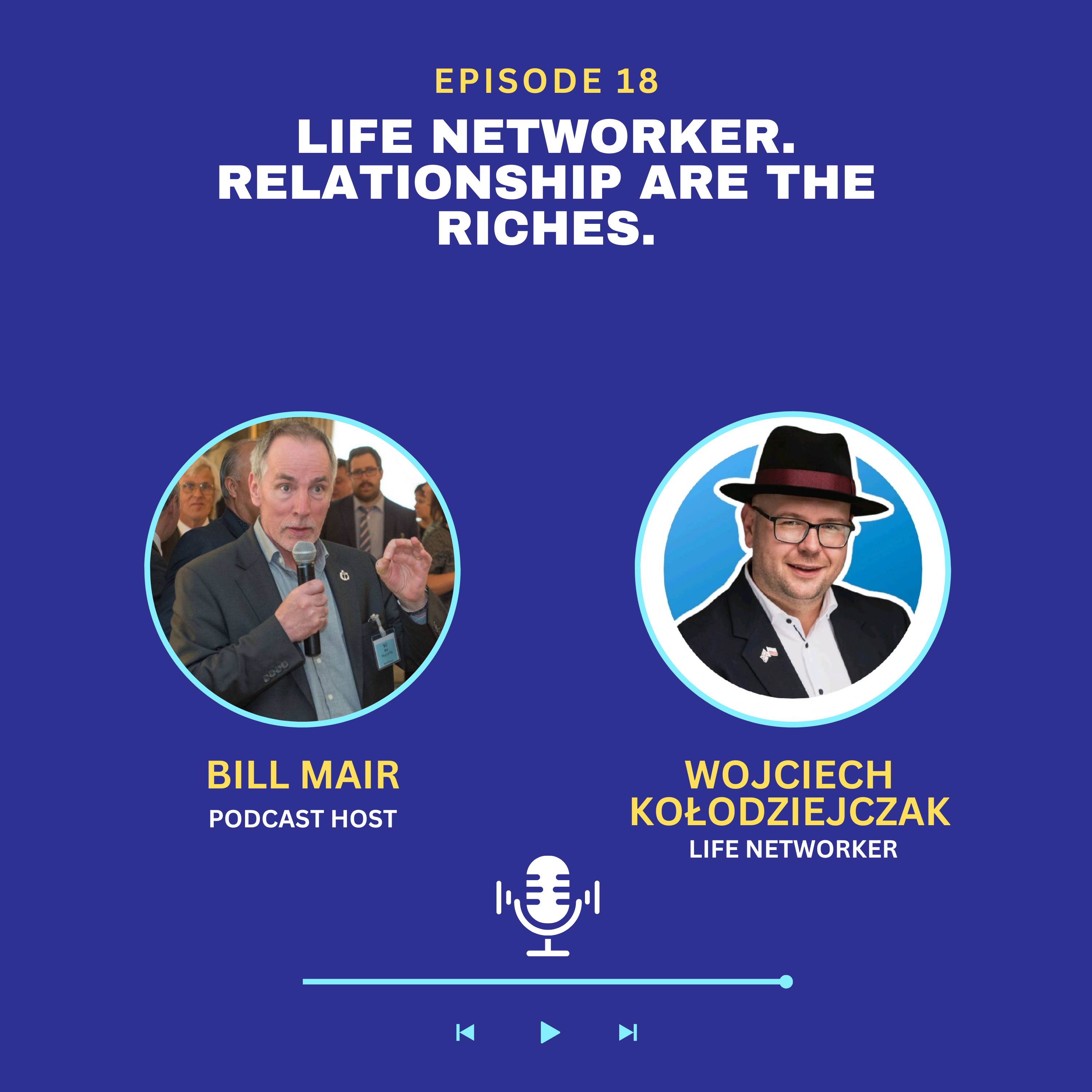 Ep 18: Wojciech Kołodziejczak: Life Networker. Relationship are the Riches.