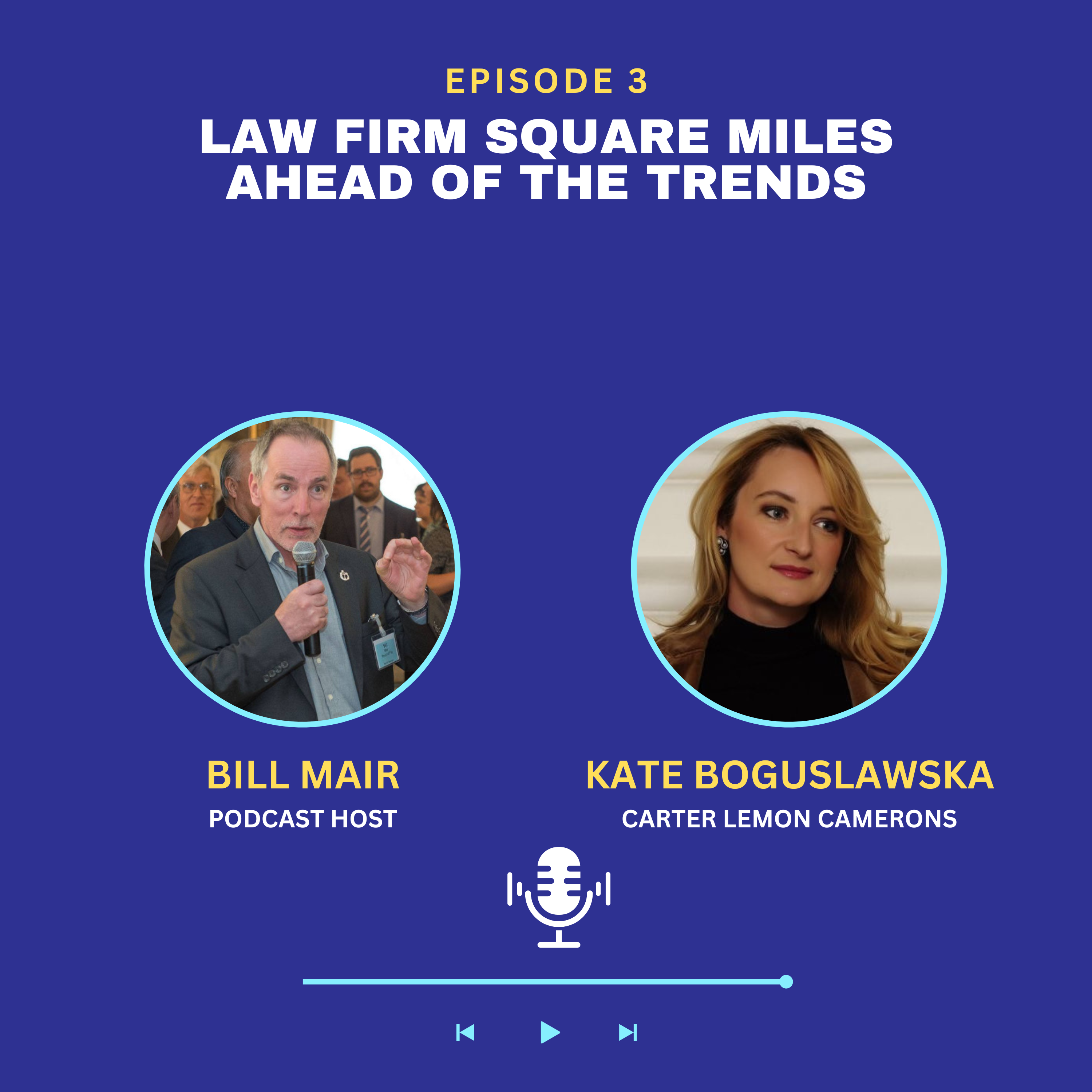 Ep 3: Law Firm Square Miles Ahead of the Trends. Interview with Kate Boguslawska