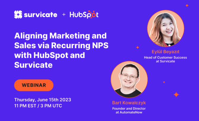 Aligning Marketing and Sales via Recurring NPS with HubSpot and Survicate